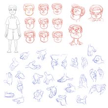 Projects from my MA Course. Character Design, 2D Animation, Character Animation, Traditional illustration, Film, and Video Editing project by Vaibhavi Venkat - 07.13.2022