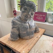 My project for course: Introduction to Clay Figurative Sculpture. Un proyecto de Bellas Artes y Escultura de bzollneritsch130368 - 08.06.2023