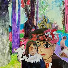 Mon projet du cours : Création d'un album d'illustrations avec la technique du scrapbooking . % langlois_marie1 tarafından hazırlanan Geleneksel illüstras, on, Tablo, Kolaj, Kağıt El Sanatları, Yaratıcılık, Ciltçilik, Kendin Yap, Ve Eskiz defteri projesi - 06.08.2023