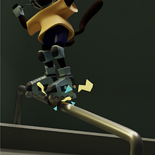 Mi proyecto del curso: Creación de personajes en 3D con Blender. 3D, Character Design, 3D Modeling, 3D Character Design, and 3D Design project by gabisuribe - 06.13.2022