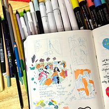 My project for course: Character Creation from Observational Drawings. Un progetto di Illustrazione tradizionale, Character design, Disegno e Sketchbook di María Celeste Jarquín Castillo - 09.06.2023