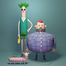 My project for course: Creative 3D Characters with 3ds Max. 3D, Animation, Character Design, 3D Modeling, 3D Character Design, and 3D Design project by Eliyana - 06.09.2023