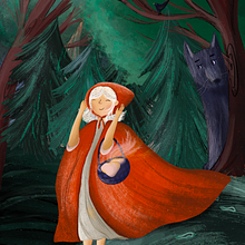 My project for course: Children’s Illustration with Procreate: Paint Magical Scenes Ein Projekt aus dem Bereich Traditionelle Illustration, Digitale Illustration, Kinderillustration, Digitale Malerei und Bilderbücher von Anastasia Khomiak - 08.06.2023