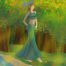 a walk in the woods. Un projet de Illustration traditionnelle de lykomeraki - 09.06.2023