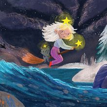 My project for course: Children’s Illustration with Procreate: Paint Magical Scenes. Ilustração tradicional, Ilustração digital, Ilustração infantil, Pintura digital, e Álbum ilustrado projeto de Dina Mullern - 09.06.2023