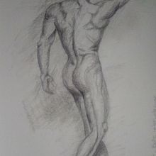 Il mio progetto del corso: Introduzione al disegno anatomico a carboncino. Fine Arts, Drawing, Realistic Drawing, and Figure Drawing project by Claudia Foroni - 06.09.2023