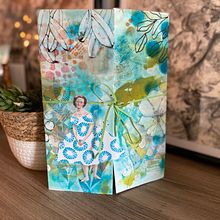 Mon projet du cours : Carnet créatif : le collage, l'estampillage et le découpage. Traditional illustration, Collage, Paper Craft, and Sketchbook project by Karine Bardier - 06.09.2023