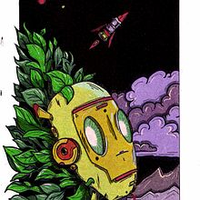 Meu projeto do curso: Ilustração contemporânea com estética retrô . Traditional illustration, Drawing, Digital Illustration, Ink Illustration, and Art Direction project by Mario Vinícius Vicente - 06.09.2023