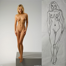 My project for course: Fundamentals of Figure Drawing with Charcoal. Fine Arts, Drawing, Realistic Drawing, and Figure Drawing project by vinit pandey - 06.08.2023