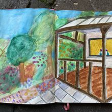 Mijn eindproject van de cursus: Schetsboekoefeningen voor artistieke groei. Ilustração tradicional, Artes plásticas, Esboçado, Desenho, e Sketchbook projeto de lizette_abrahams - 10.06.2023