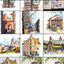 Marker Projects . % Roberto Taco G. tarafından hazırlanan Geleneksel illüstras, on, Çizim, Mimari İllüstras, on, Mimarlık, Grafik Tasarım, Sokak Sanatı, Sanatsal Çizim, Ve Eskiz defteri projesi - 10.14.2023