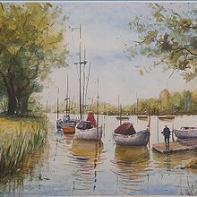 Mi proyecto del curso: Pintura en acuarela de paisajes marinos. Un progetto di Pittura, Pittura ad acquerello e Illustrazione naturalistica di Mariana Rodriguez - 11.06.2023