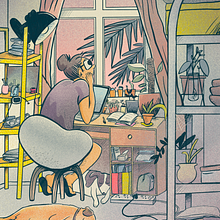 Daydreaming . Traditional illustration project by Sam W - 06.11.2023