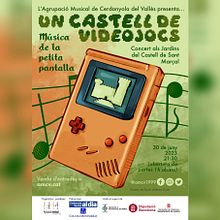 Castell de Sant Marçal concert poster - Cartel del concierto del Castell de Sant Marçal. Graphic Design, and Poster Design project by Paula Jiménez - 05.30.2023