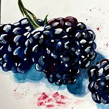 My project for course: Gouache Painting: Create Vibrant Works of Art. Projekt z dziedziny  Sztuki piękne,  Malarstwo, Teoria barw i Malowanie gwaszami użytkownika barbrell - 11.06.2023