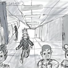 My project for course: Basic Principles of Drawing People from Imagination. Traditional illustration, Fine Arts, Sketching, Pencil Drawing, Drawing, Artistic Drawing, Figure Drawing, Design, Film, Video, TV, Animation, Character Design, Costume Design, Graphic Design, Marketing, Comic, 2D Animation, Stor, board, Stor, telling, and Concept Art project by Keith Mills - 06.09.2023