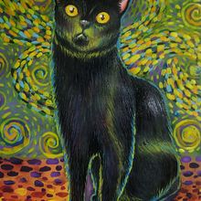 Mi negrito. Traditional illustration, Fine Arts, and Gouache Painting project by Aura Aura - 06.12.2023