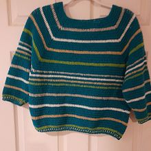 Mi proyecto del curso: Top-down: prendas a crochet de una sola pieza. Un progetto di Uncinetto di Elisabeth Reynolds Bonilla - 12.06.2023