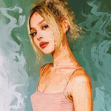 She is O Rosé - Lily Maymac #10 - My Project in Portrait Painting by Rod Lovell . Design, Traditional illustration, Pencil Drawing, Drawing, Portrait Drawing, Realistic Drawing, Artistic Drawing, Digital Drawing, Figure Drawing, Colored Pencil Drawing, Painting, Watercolor Painting, Acr, lic Painting, Oil Painting, Digital Painting, Gouache Painting, Matte Painting, Decorative Painting, Portrait Photograph, Portfolio Development, Self-Portrait Photograph, Decoration, Interior Decoration, Digital Illustration, Fashion Design, Instagram Photograph, Photograph, and 3D Design project by Rod Lovell - 06.09.2023