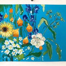 My project for course: Expressive Floral Painting with Acrylic Paint. Projekt z dziedziny  Sztuki piękne,  Malarstwo, Malarstwo akr, lowe, R i sunek botaniczn użytkownika mieke plaschek - 12.06.2023