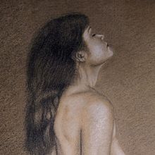 Ejercicio de figura humana no.7. Drawing, Figure Drawing, Artistic Drawing, and Traditional illustration project by Brad Méndez - 03.22.2020