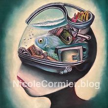 It’s getting crowded in here! . Ilustração tradicional projeto de Nicole Cormier - 25.05.2023