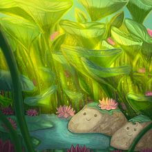 My project for course: Atmospheric Scenes in Procreate: Paint with Color and Light. Traditional illustration, and Digital Illustration project by popova_irina - 06.12.2023