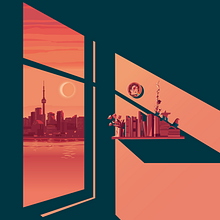 V Festival de Cine Canadiense de Madrid (2022). Un proyecto de Ilustración tradicional, Diseño, Diseño de carteles e Ilustración vectorial de David Duprez - 13.06.2023