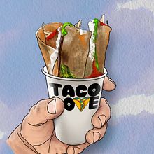 Flautas Taco Love. Projekt z dziedziny Trad, c i jna ilustracja użytkownika Alfonso Bernal Ruvalcaba - 13.06.2023
