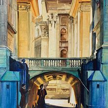 Il Passo. Watercolor Painting project by Heather Rippert - 06.03.2023