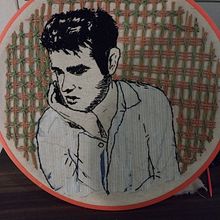 Mi proyecto del curso: Creación de retratos bordados. Een project van Borduurwerk y Textielontwerp van Marcela Palma Castañeda - 01.06.2023