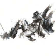 Desnudos Ein Projekt aus dem Bereich Zeichnung, Porträtzeichnung, Artistische Zeichnung und Anatomische Zeichnung von Adán Luis López Alemán - 14.06.2023