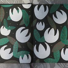 Il mio progetto del corso: Pattern botanici su quaderno da disegno . Ilustração tradicional, Pattern Design, Ilustração botânica, e Sketchbook projeto de Manuela Simeoni - 14.06.2023