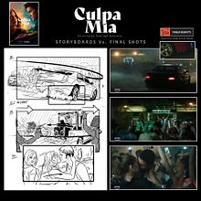 Culpa Mía / My Fault - Storyboards. Un proyecto de Ilustración tradicional, Cine, vídeo, televisión, Stor, board y Cine de Pablo Buratti - 14.06.2023