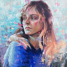 My project for course: Experimental Oil Painting Techniques for Portraiture. Fine Arts, Painting, and Oil Painting project by dubrovskaja_olga - 06.14.2023