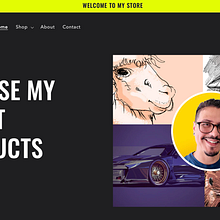 My project for course: Creation of an Online Shop with Shopify. Web Design, Web Development, Digital Marketing, E-commerce, No-Code Development, and Business project by Ric Garcia - 06.12.2023