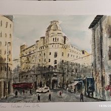 Milano Palazzo Arese Litta. Watercolor Painting project by mrov5903 - 06.14.2023