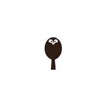 Barn Owl + Spoon Logo Concept. Un progetto di Design di loghi, Design, Br, ing, Br e identit di Tommaso Marangoni - 14.06.2023
