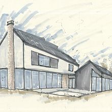 My project for course: Expressive Architectural Sketching with Colored Markers. Sketching, Drawing, Architectural Illustration, Sketchbook & Ink Illustration project by garethleereid - 06.14.2023