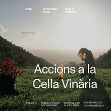 Accions a la Cella Vinària - La Companyia Minimíssima, Isil Sol Vil x Marina Barsy Janer, Pía Sommer y Jordi Boldú - POESIA i +. Projekt z dziedziny  Reklama,  Muz, ka, Fotografia,  Manager art, st, czn,  Architektura, Audio, T, pografia kinet, czna, Literatura faktu, Projektowanie przestrzeni, Kreat, wne pisanie, Wizualizacja architektoniczna, DIY,  Fotografia plenerowa, Fotografia art, st, czna i Concept art użytkownika MATERIC.ORG - espacio de arte de performance - 15.06.2023
