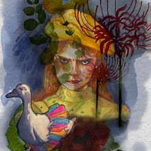 Mi proyecto del curso: Retrato ilustrado en acuarela. Un progetto di Illustrazione tradizionale, Belle arti, Pittura, Disegno, Pittura ad acquerello, Disegno di ritratti e Disegno artistico di Selah Hernández Reyes - 15.06.2023