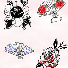 My project for course: Design Old-School Tattoos in Procreate. Traditional illustration, Drawing, Digital Illustration, and Tattoo Design project by hafutattoos - 06.15.2023