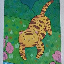 Mi proyecto del curso: Técnicas de ilustración con acuarela y gouache. Un progetto di Illustrazione tradizionale, Belle arti, Pittura, Pittura ad acquerello, Illustrazione infantile e Pittura gouache di Viviana Roa Cárdenas - 16.06.2023