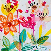 My project for course: Artistic Floral Watercolor: Connect with Nature. Un progetto di Illustrazione tradizionale, Pittura, Pittura ad acquerello e Illustrazione botanica di Caroline Chung-Wipff - 17.06.2023