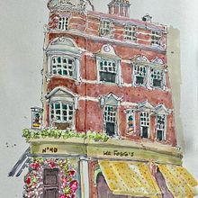 Mr. Fogg's House of Botanicals, Fitzrovia, London. Een project van Traditionele illustratie van Terry Collins - 17.06.2023