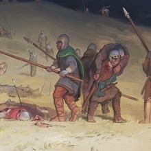 Ambush of the Royal Knights. Traditional illustration, Character Design, and Concept Art project by Illia Stepanov - 06.17.2023