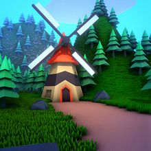 My project for course: Low Poly Set Modeling for Video Games. 3D, and 3D Modeling project by João Cristino - 06.17.2023