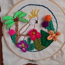 Mi proyecto del curso: Introducción al bordado tridimensional. Embroider, and Textile Design project by myresvel - 06.17.2023