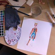 Mi proyecto del curso: Ilustración y caracterización de personajes con acuarela. Un projet de Illustration traditionnelle, Conception de personnages, Peinture , et Aquarelle de María Hermoso - 19.06.2023