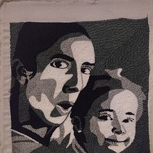 Mi proyecto del curso: Bordado con punch needle: pasa de la imagen al retrato. Un proyecto de Bordado, Punch needle y Diseño textil de Carolina AC - 19.06.2023